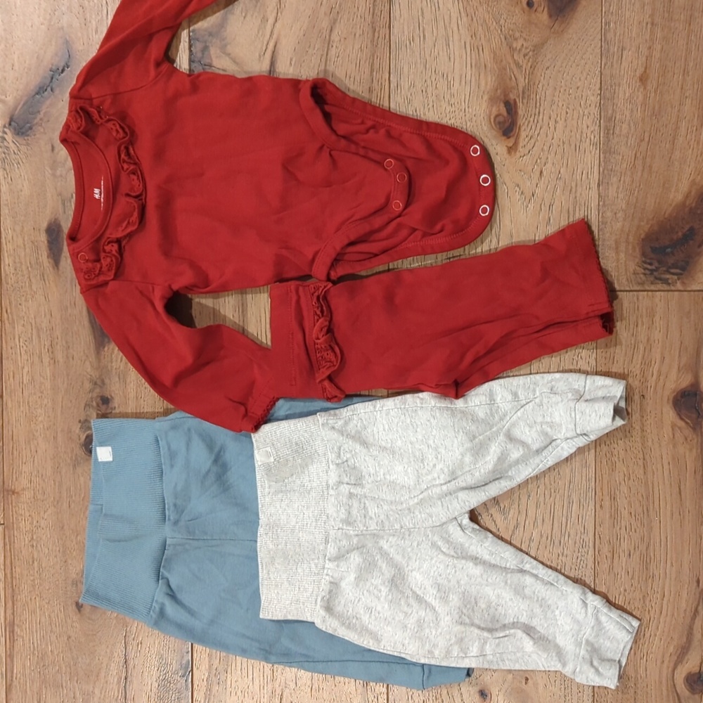 H&M and Little Planet 6 month loungewear
